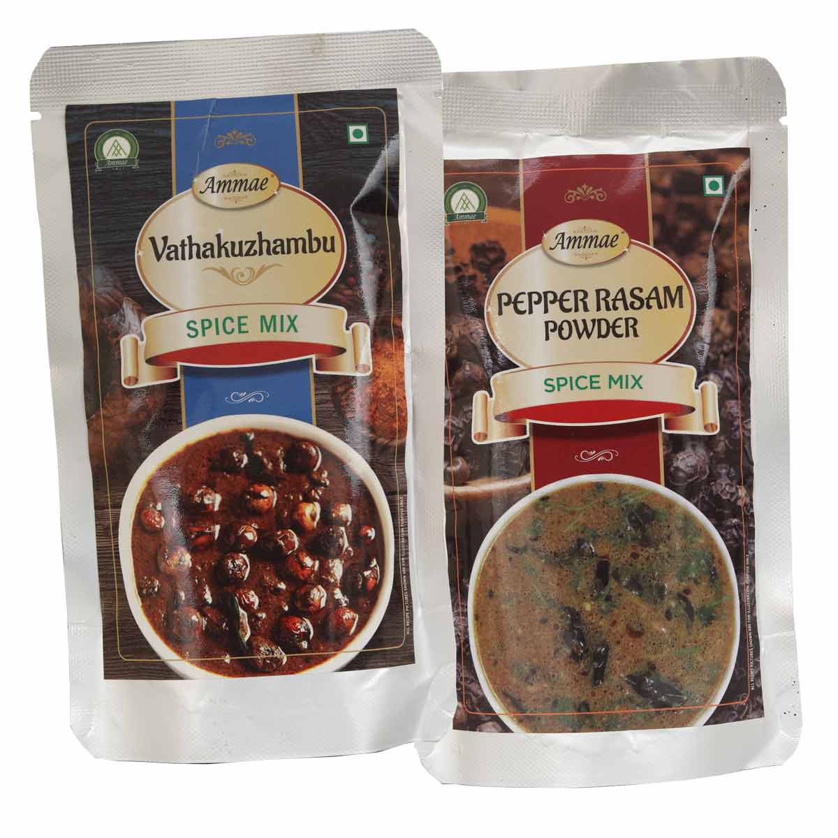 Pepper Rasam, 100g + Vathakuzhambu, 100g