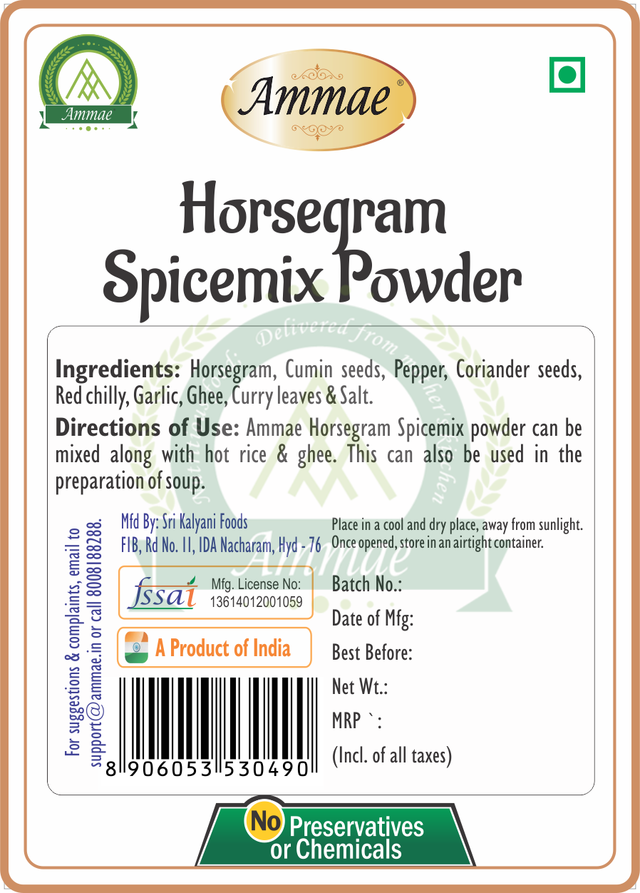 Horsegram SpiceMix Powder, 100g