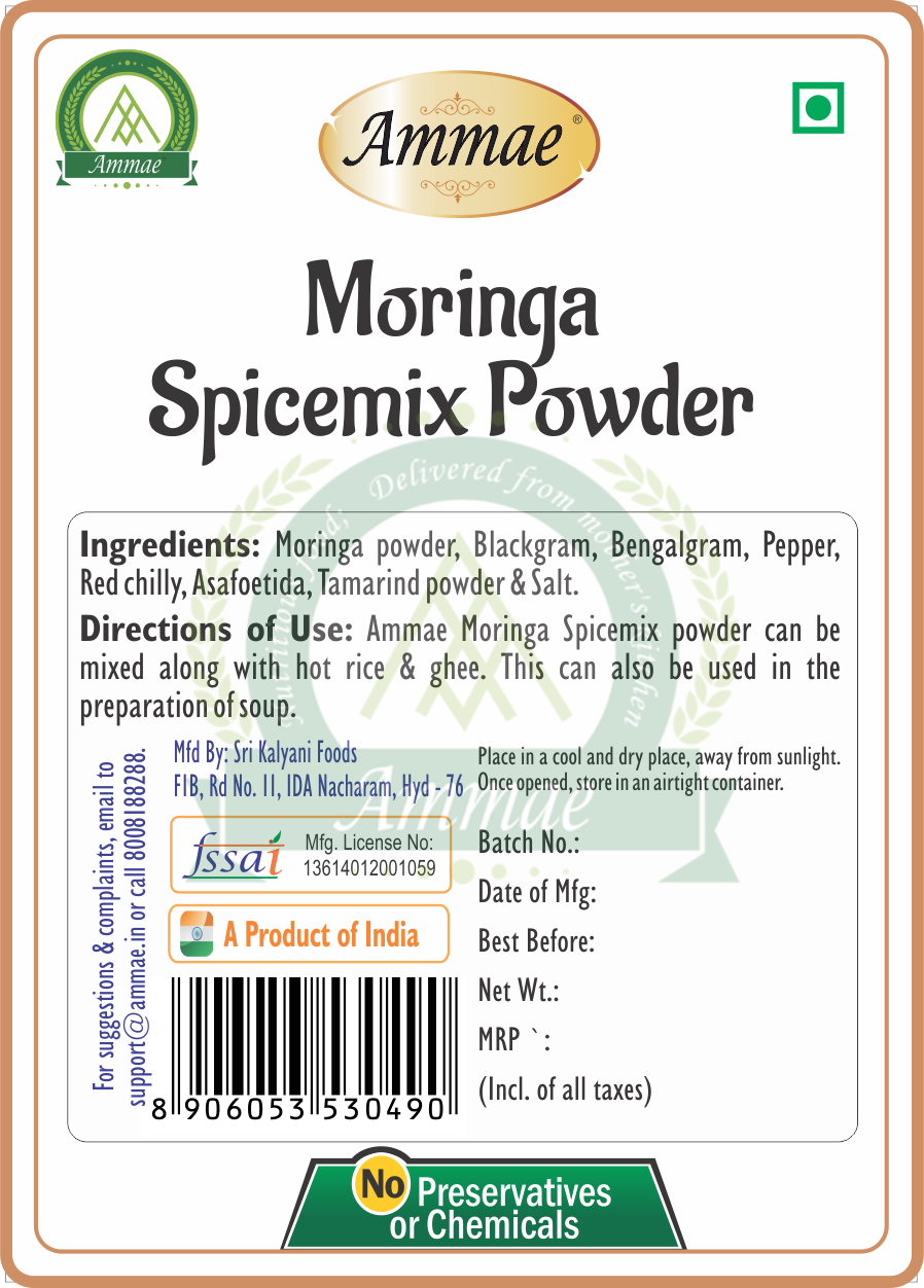 Moringa SpiceMix Powder, 100g