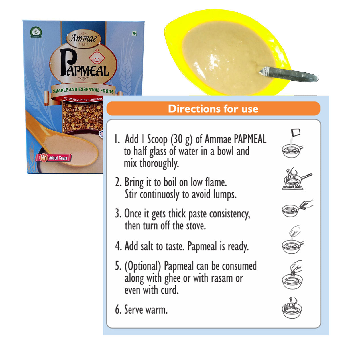 Papmeal with ajwain, 200g