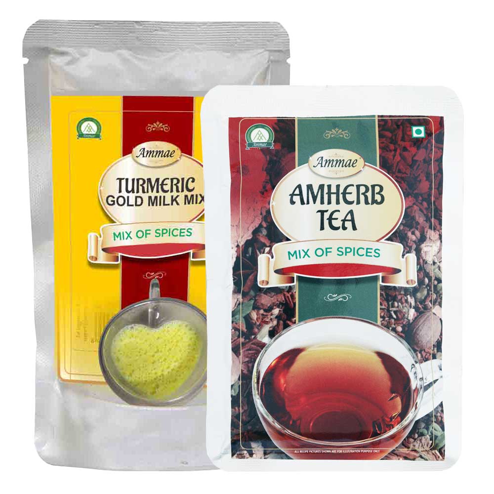AMHERB, 50g + Turmeric Gold Milk Mix 100g