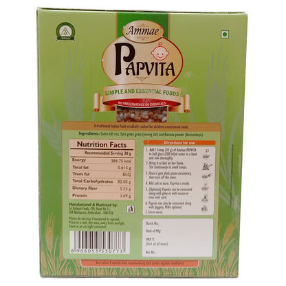 Papmeal, 200g + Papvita, 200g + Ragi Banana, 200g