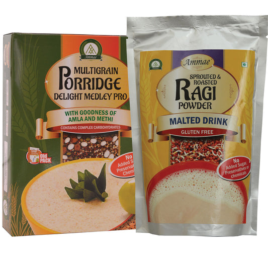 Delight Medley PRO, 200g + Sprouted Ragi Powder, 400g