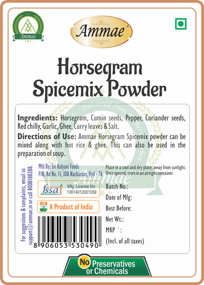 Horsegram SpiceMix Powder, 100g
