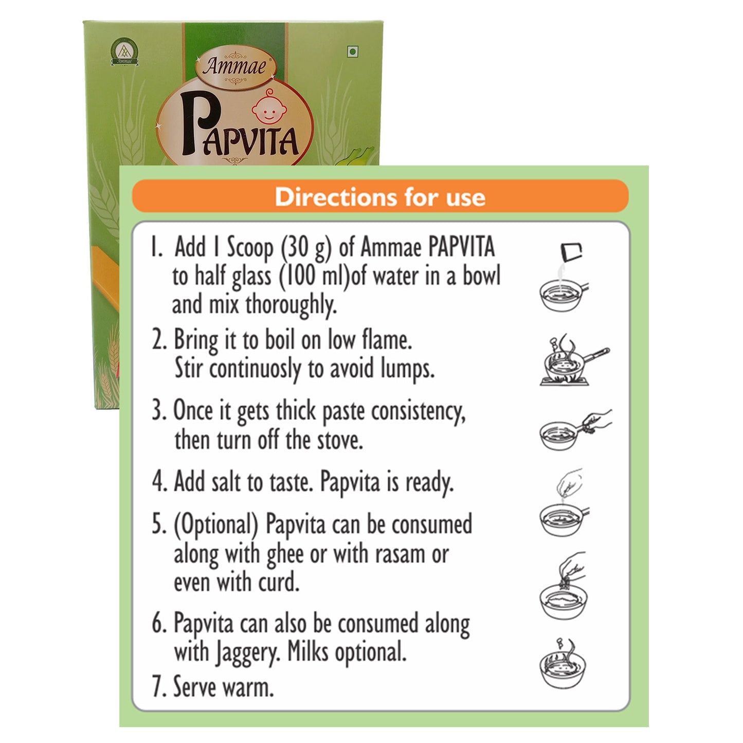 Papvita with Banana powder, 200g