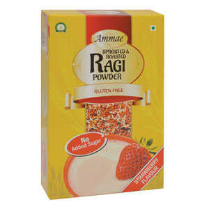 Sprouted Ragi, Strawberry, 125g, Pack of 3